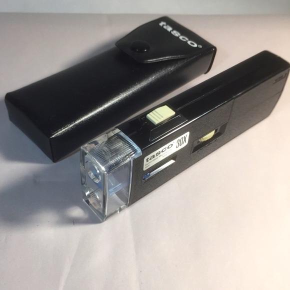 Pocket Microscope Tasco 30x illuminated Model 9700 - Picture 1 of 12
